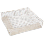 Teddy / Musselin Laufgittereinlage 100x100 Herzen
