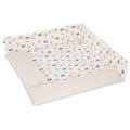 Waffel / Musselin Laufgittereinlage 100x100 Tierchen