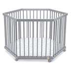 Laufgitter 6-eck grau lackiert