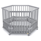 Laufgitter 6-eck grau lackiert