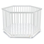 Laufgitter 6-eck weiß lackiert