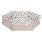 Laufgitter 6-eck klar lackiert