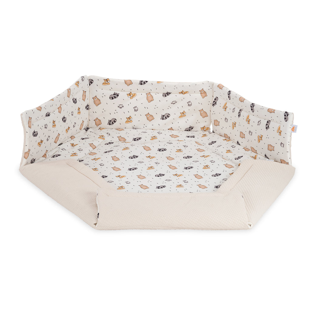 Laufgittereinlage 6-eck Tierchen