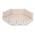 Laufgitter 6-eck natur