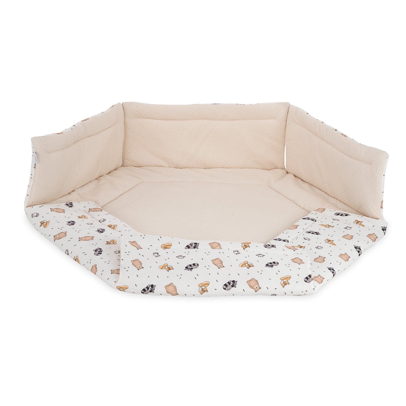 Laufgitter 6-eck natur