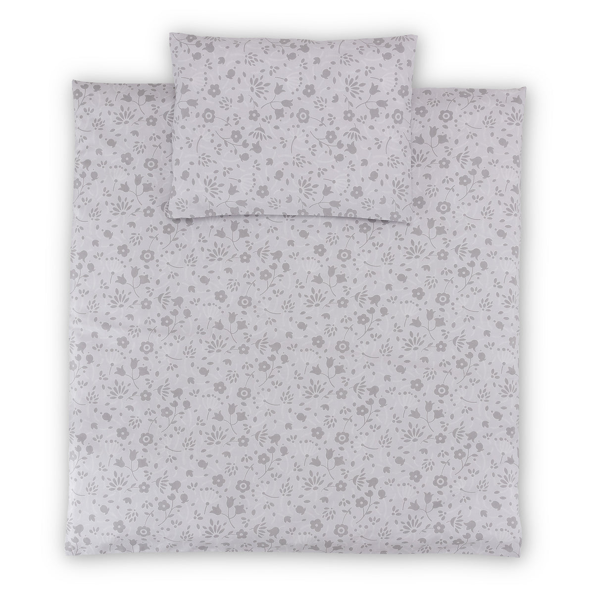 Bettwäsche aus Baumwolle für Steppdecke 80x80 cm und Kissen 30x40 cm