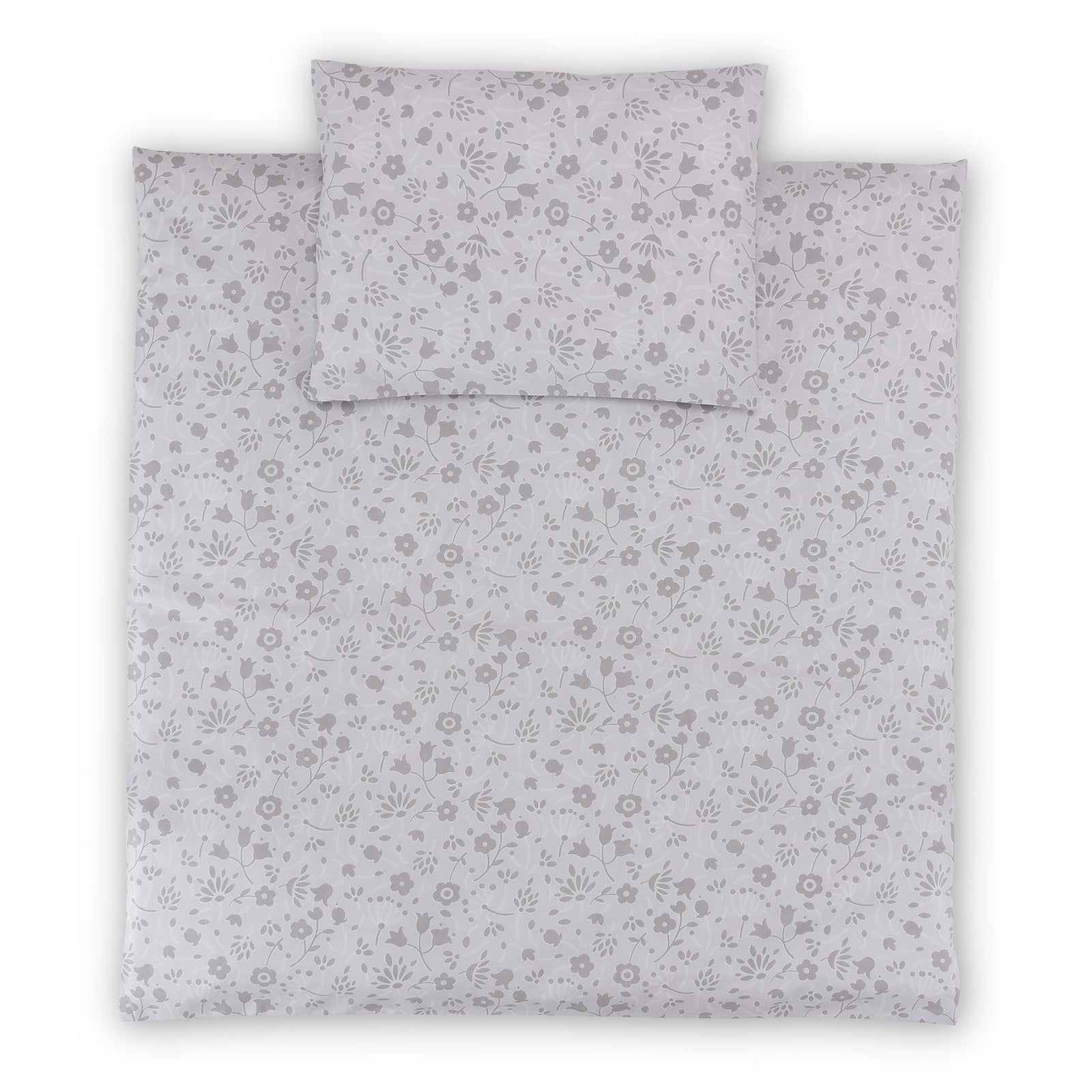 Bettwäsche aus Baumwolle für Steppdecke 80x80 cm und Kissen 30x40 cm