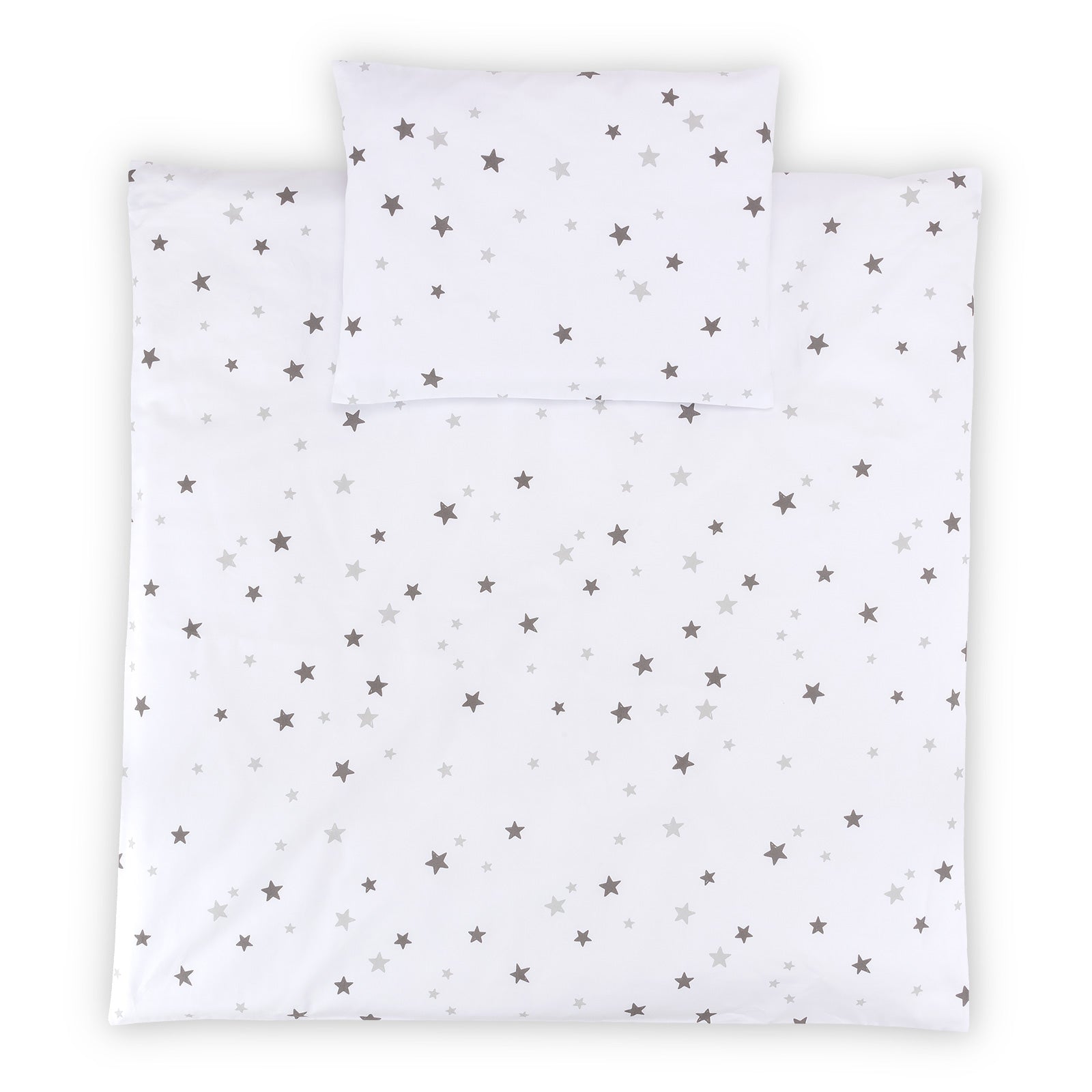 Bettwäsche aus Baumwolle für Steppdecke 80x80 cm und Kissen 30x40 cm