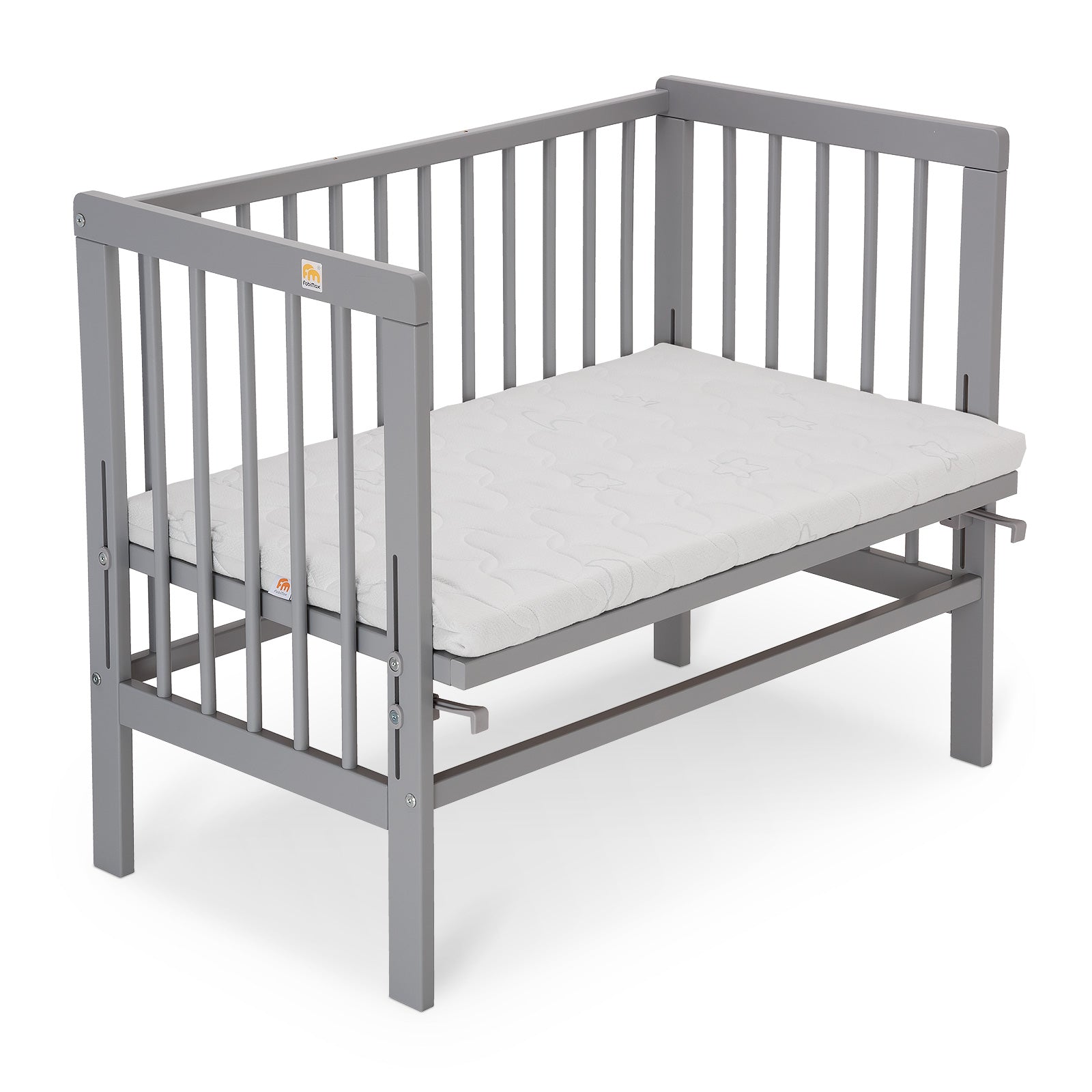 Beistellbett Basic Plus grau