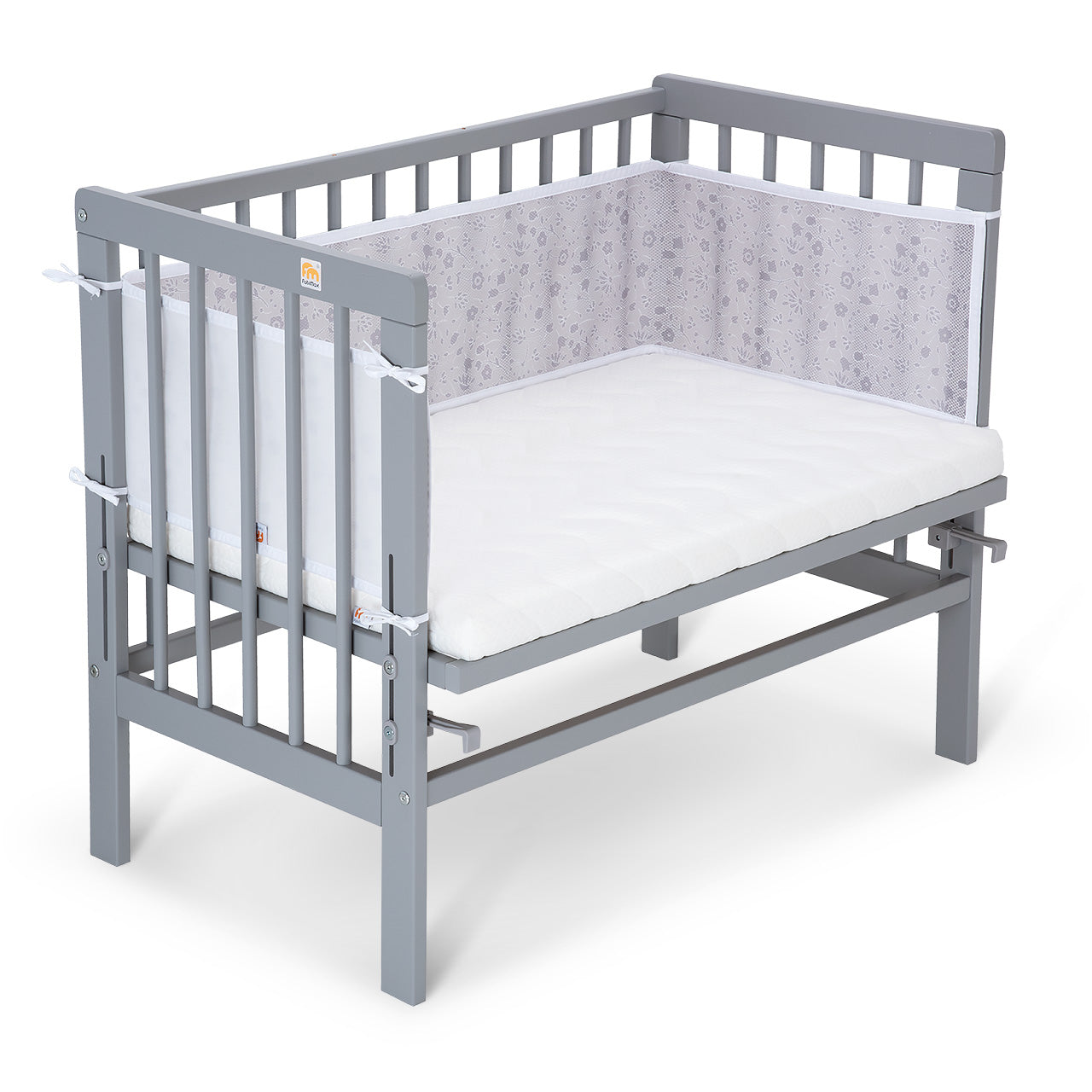 Beistellbett Basic Plus grau