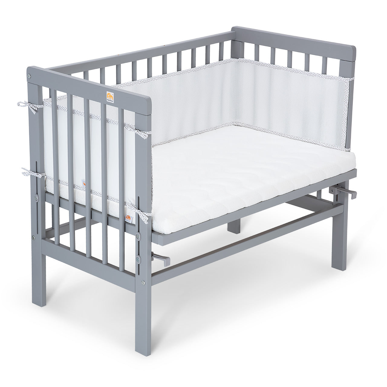 Beistellbett Basic Plus grau