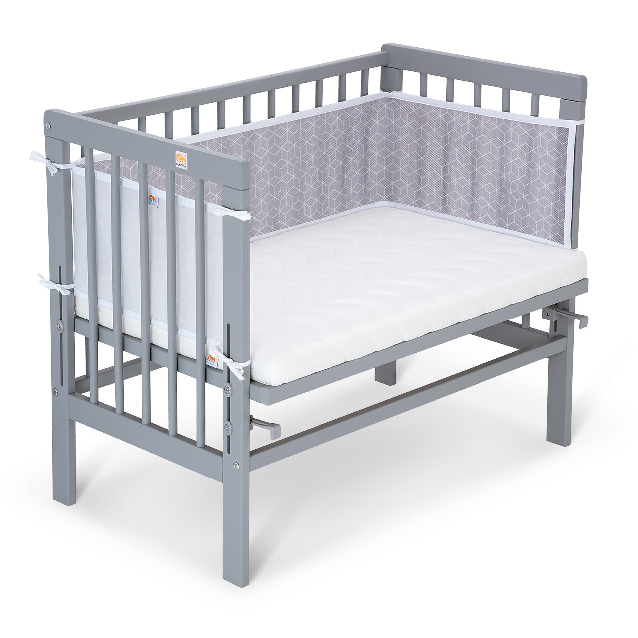 Beistellbett Basic Plus grau