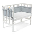 Basic Plus white bedside crib