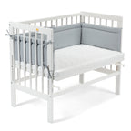 Basic Plus white bedside crib