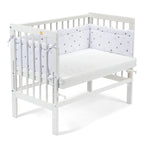 Basic Plus white bedside crib