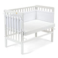 Basic Plus white bedside crib