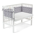 Basic Plus white bedside crib