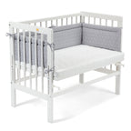 Basic Plus white bedside crib