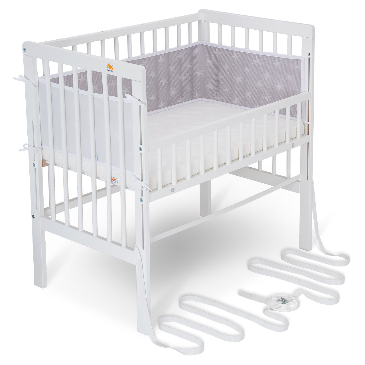 Beistellbett Boxspring Fix weiß