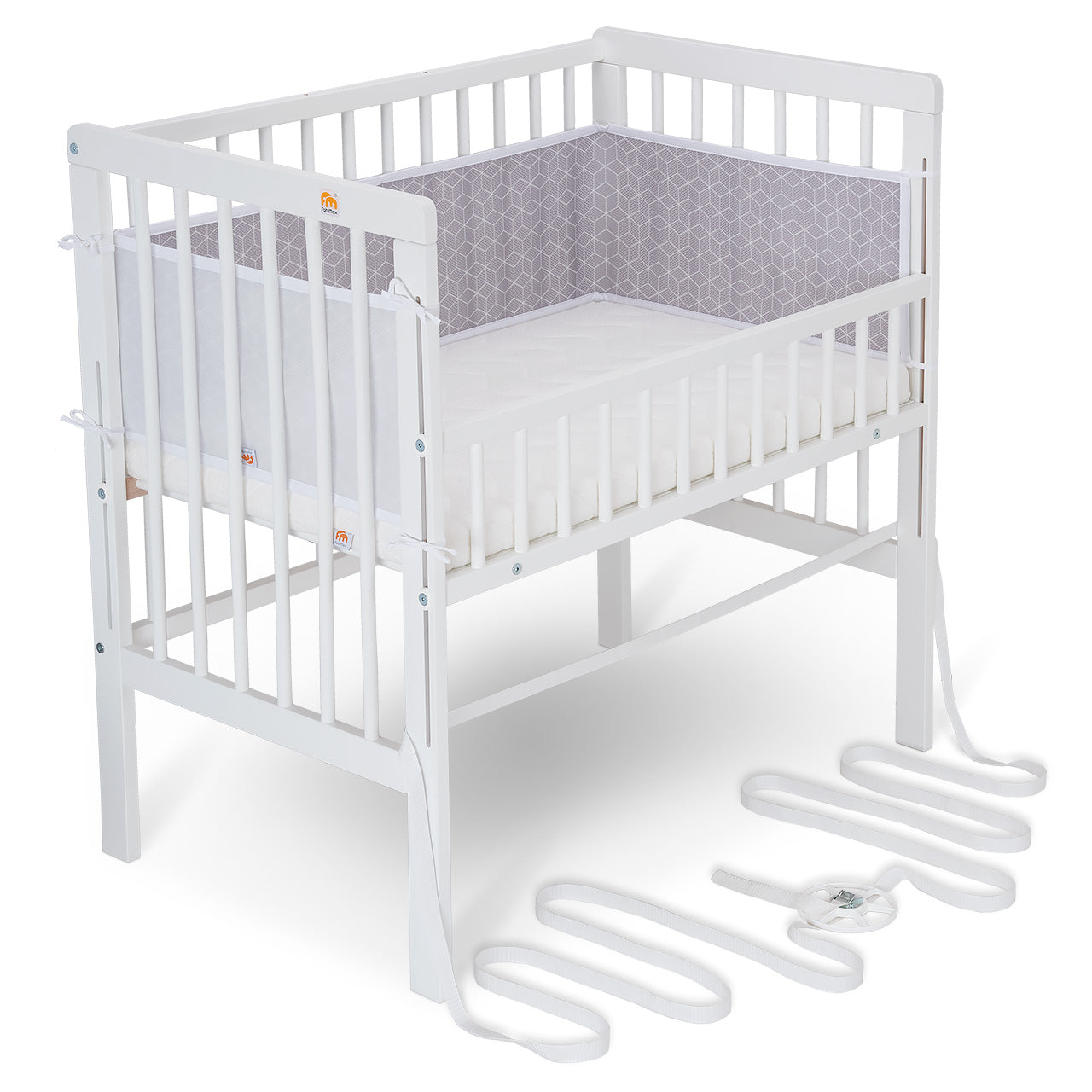 Beistellbett Boxspring Fix weiß