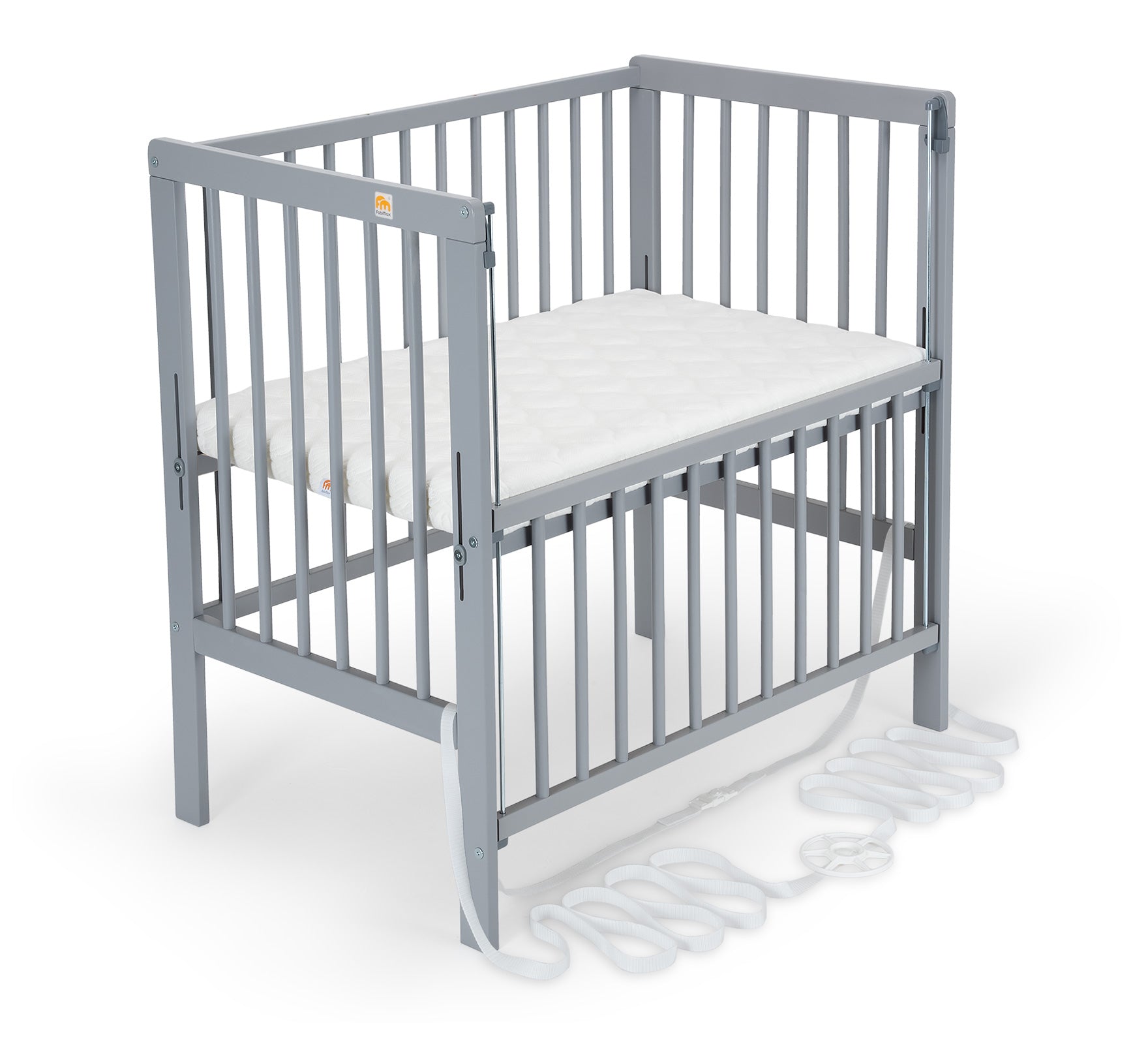 Beistellbett Boxspring Flex grau
