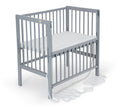 Side bed Boxspring Flex grey