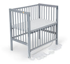Side bed Boxspring Flex grey