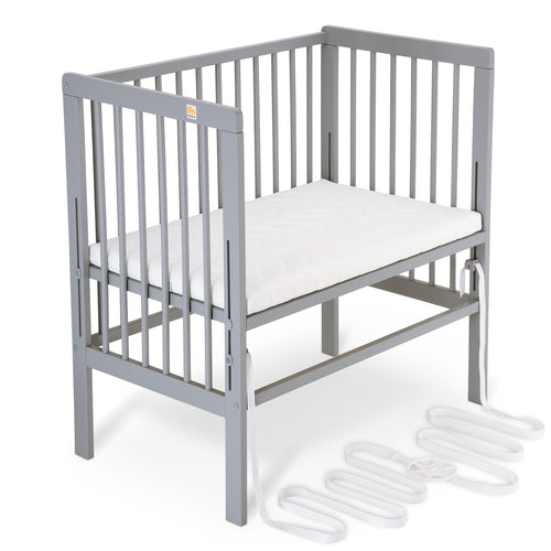 Beistellbett Boxspring grau
