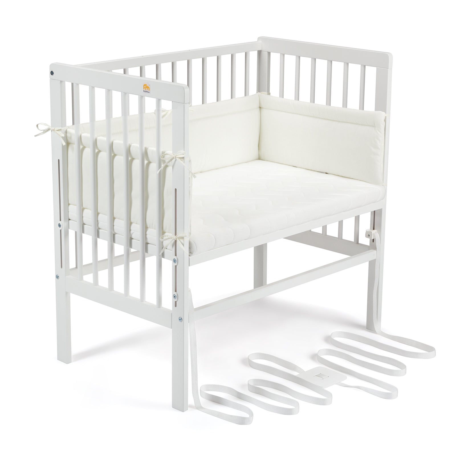 Beistellbett Boxspring weiß