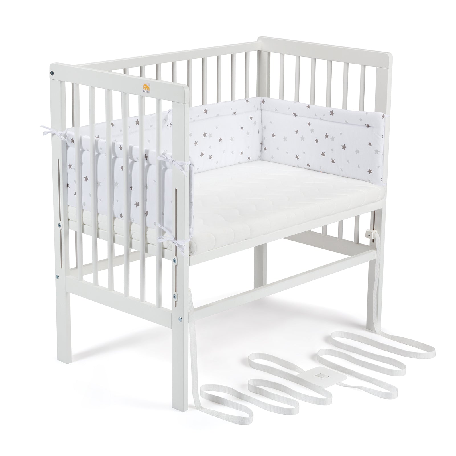 Beistellbett Boxspring weiß