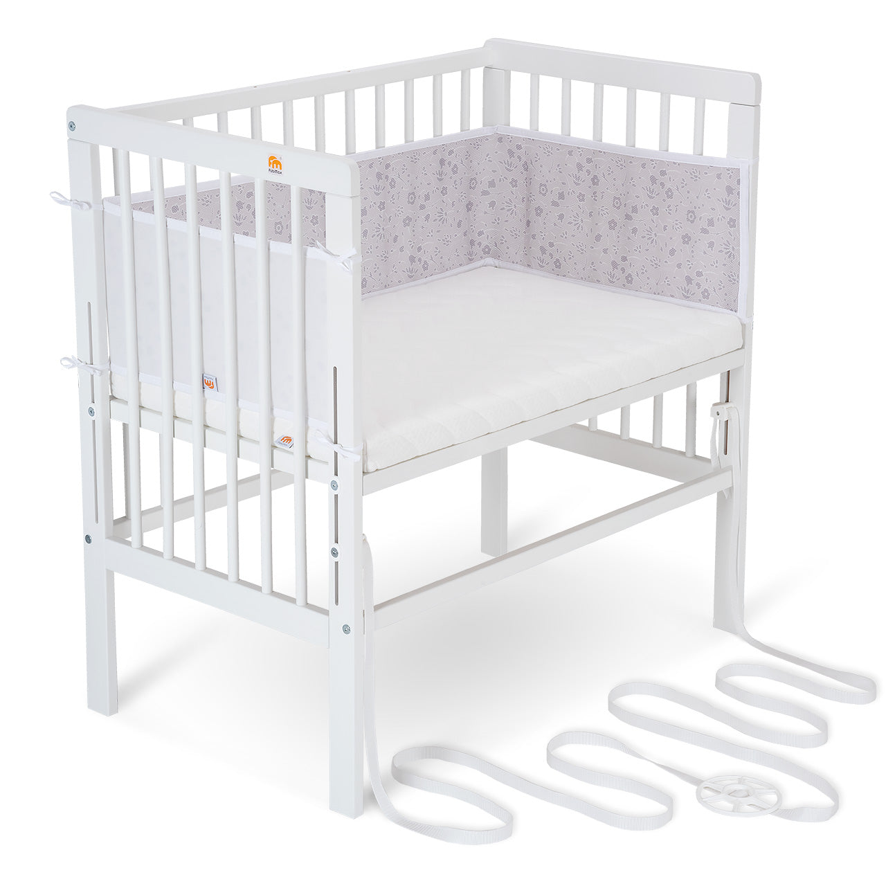 Beistellbett Boxspring weiß