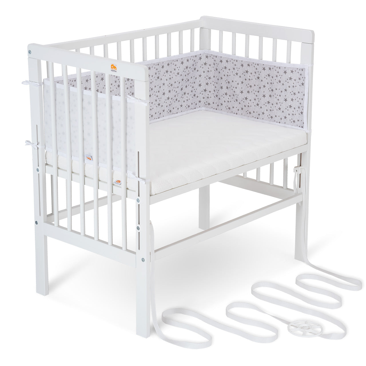 Beistellbett Boxspring weiß