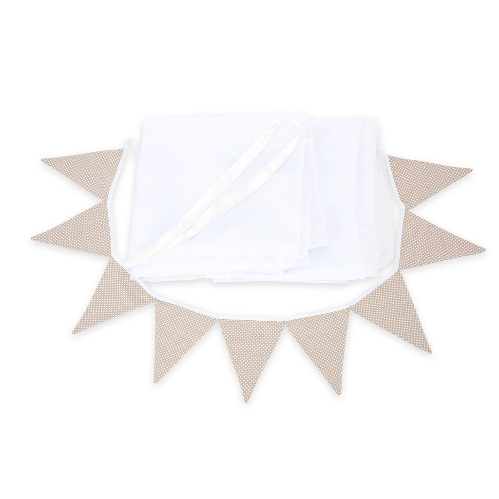 Hausbett Schlafmütze Weiß / Natur 140x70