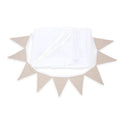 Decoration set for house bed beige dots