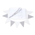 Decoration set for house bed gray dots