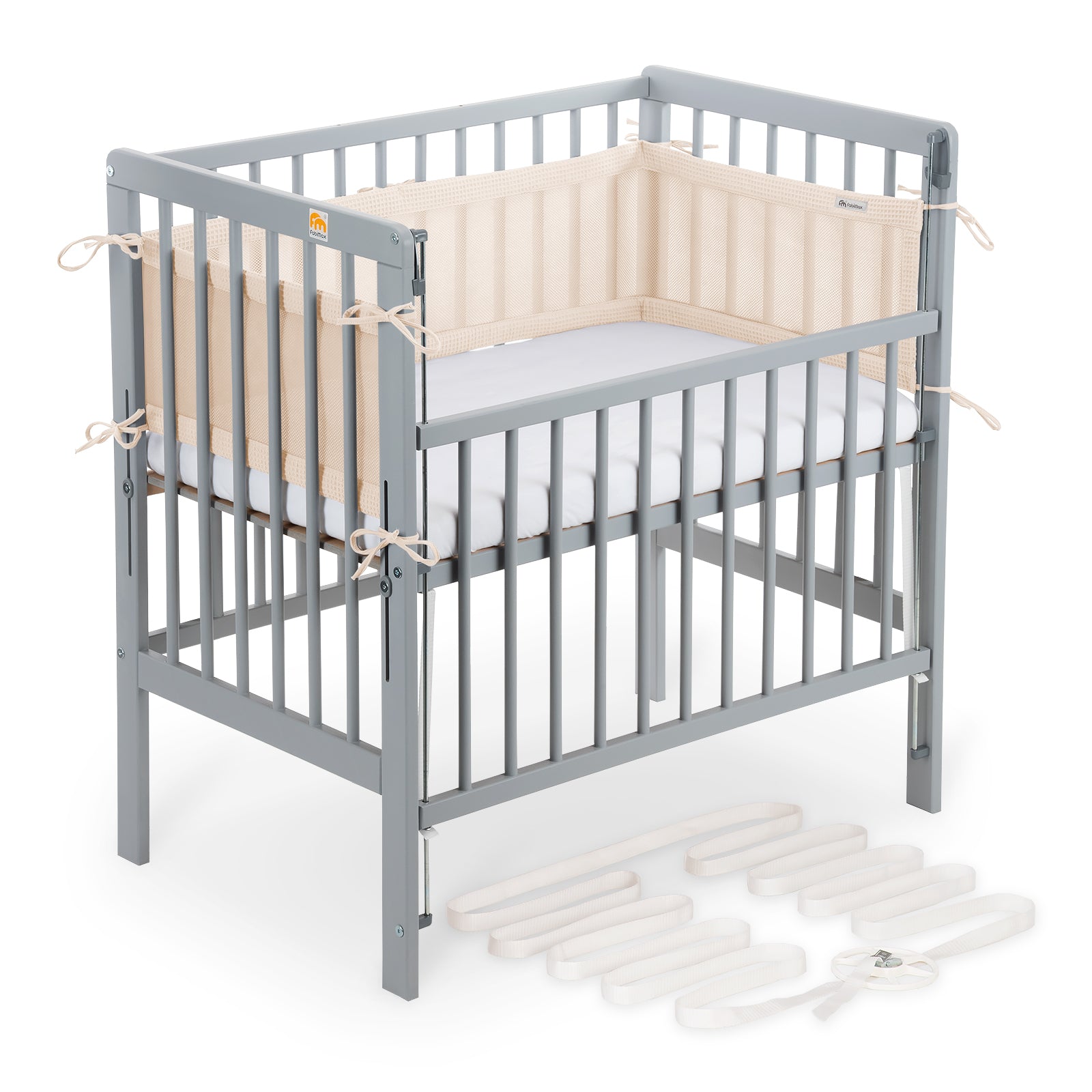 Beistellbett Boxspring Flex 26 grau