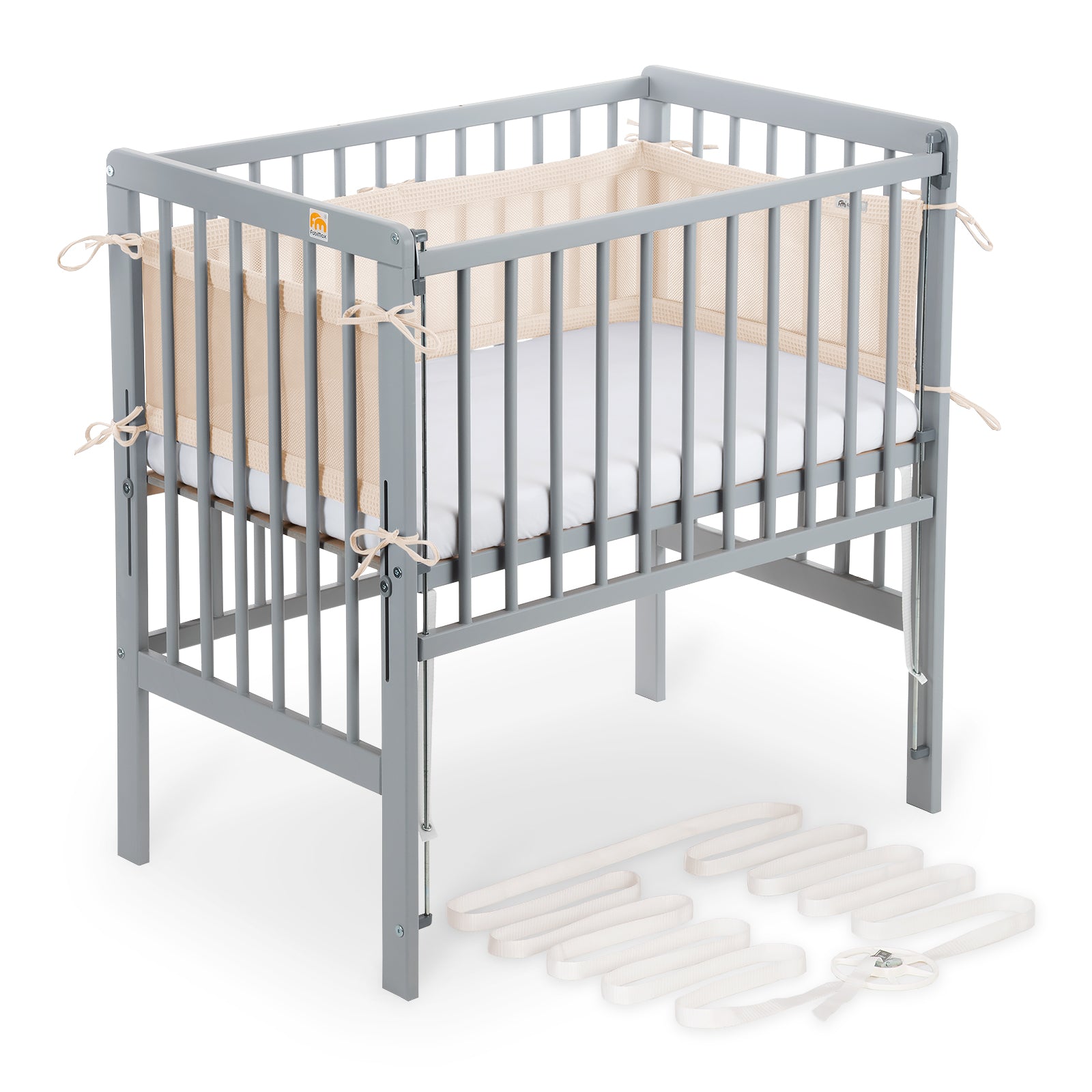 Beistellbett Boxspring Flex 26 grau