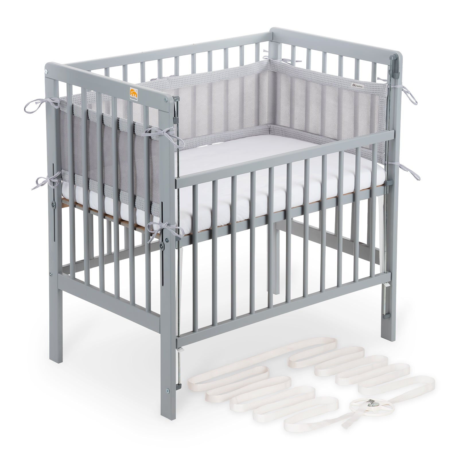 Beistellbett Boxspring Flex 26 grau