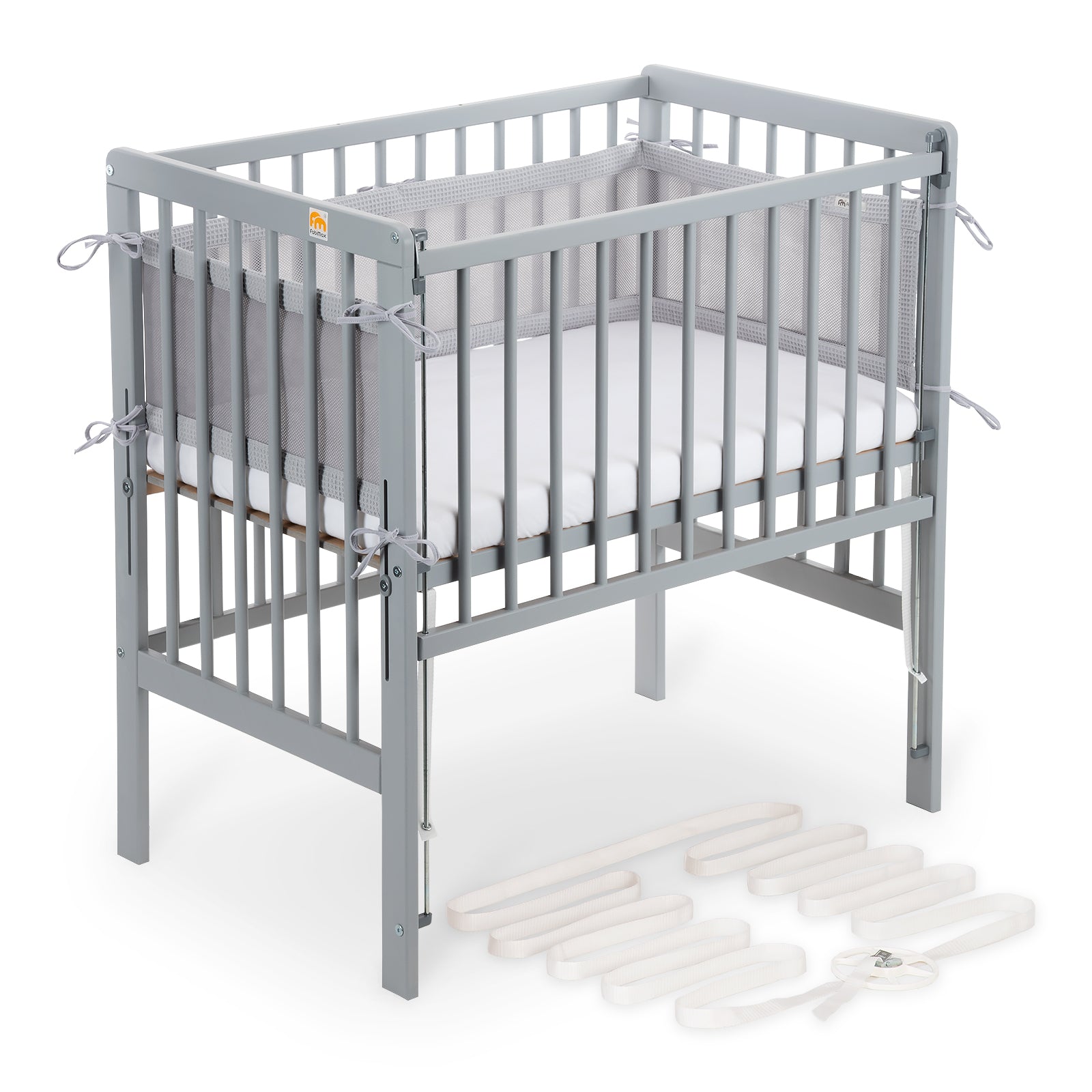 Beistellbett Boxspring Flex 26 grau