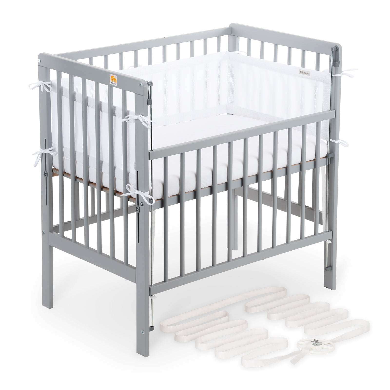 Beistellbett Boxspring Flex 26 grau