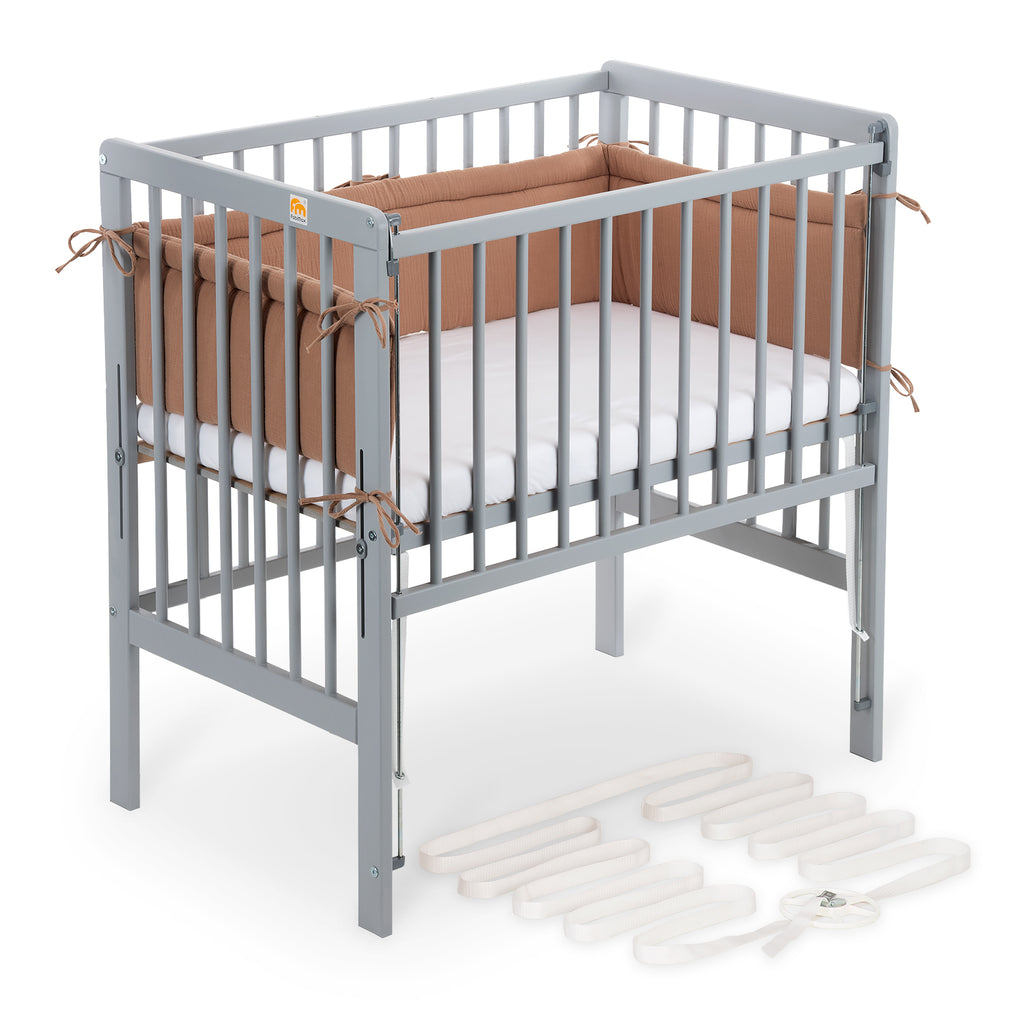 Beistellbett Boxspring Flex 26 grau