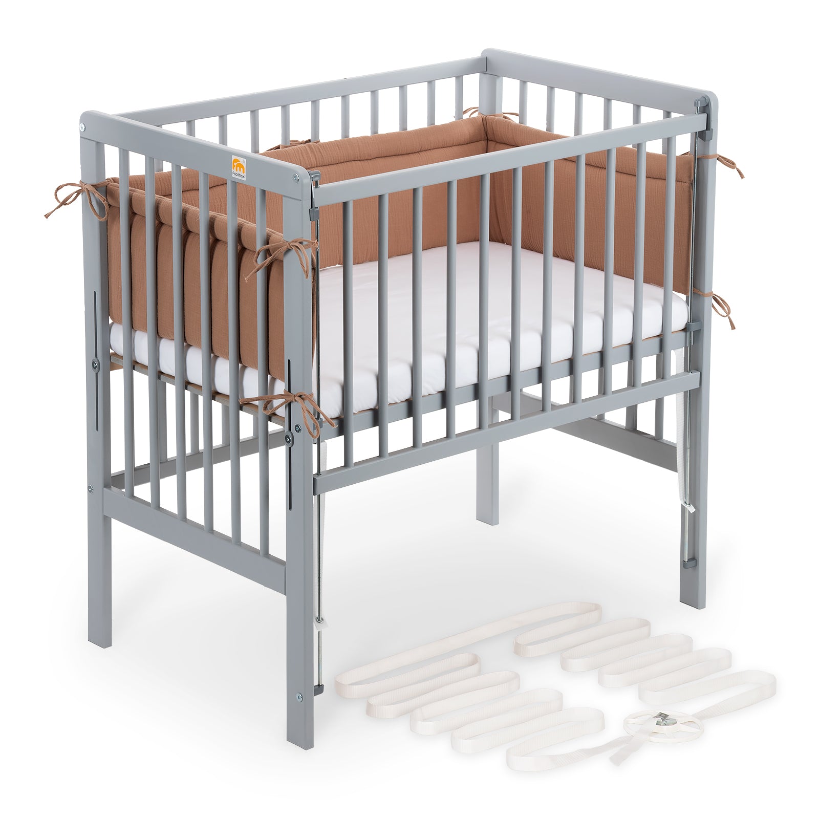 Beistellbett Boxspring Flex 26 grau