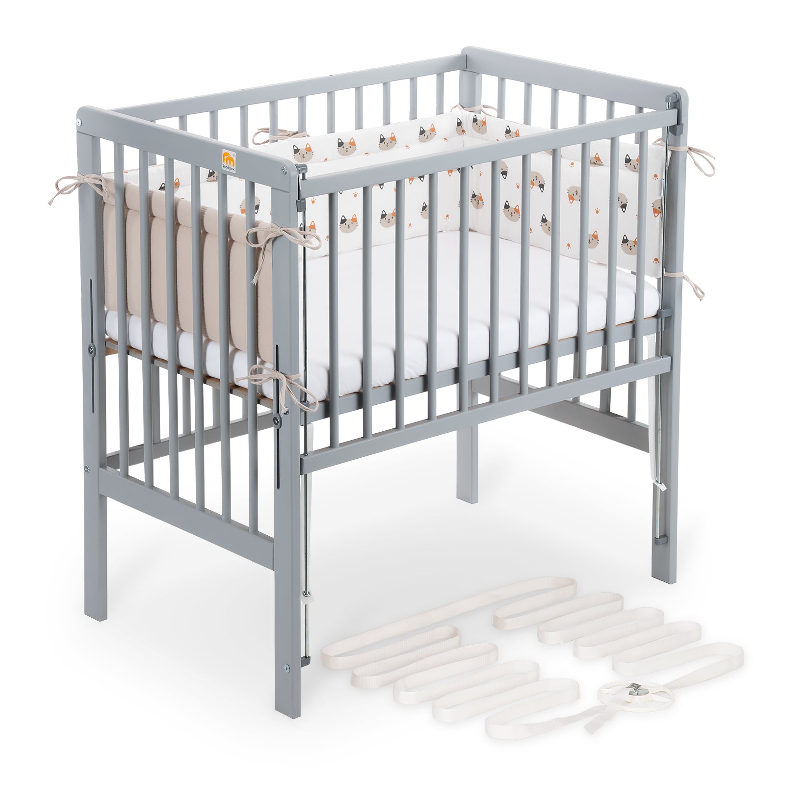 Beistellbett Boxspring Flex 26 grau