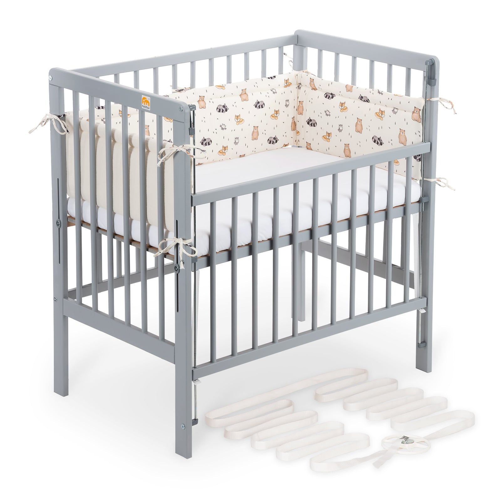 Beistellbett Boxspring Flex 26 grau