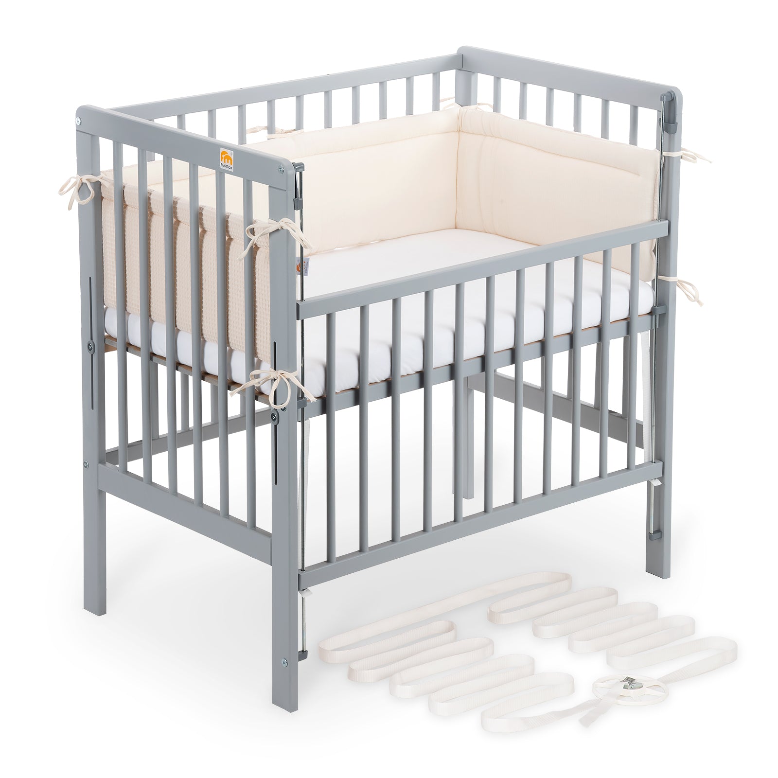 Beistellbett Boxspring Flex 26 grau