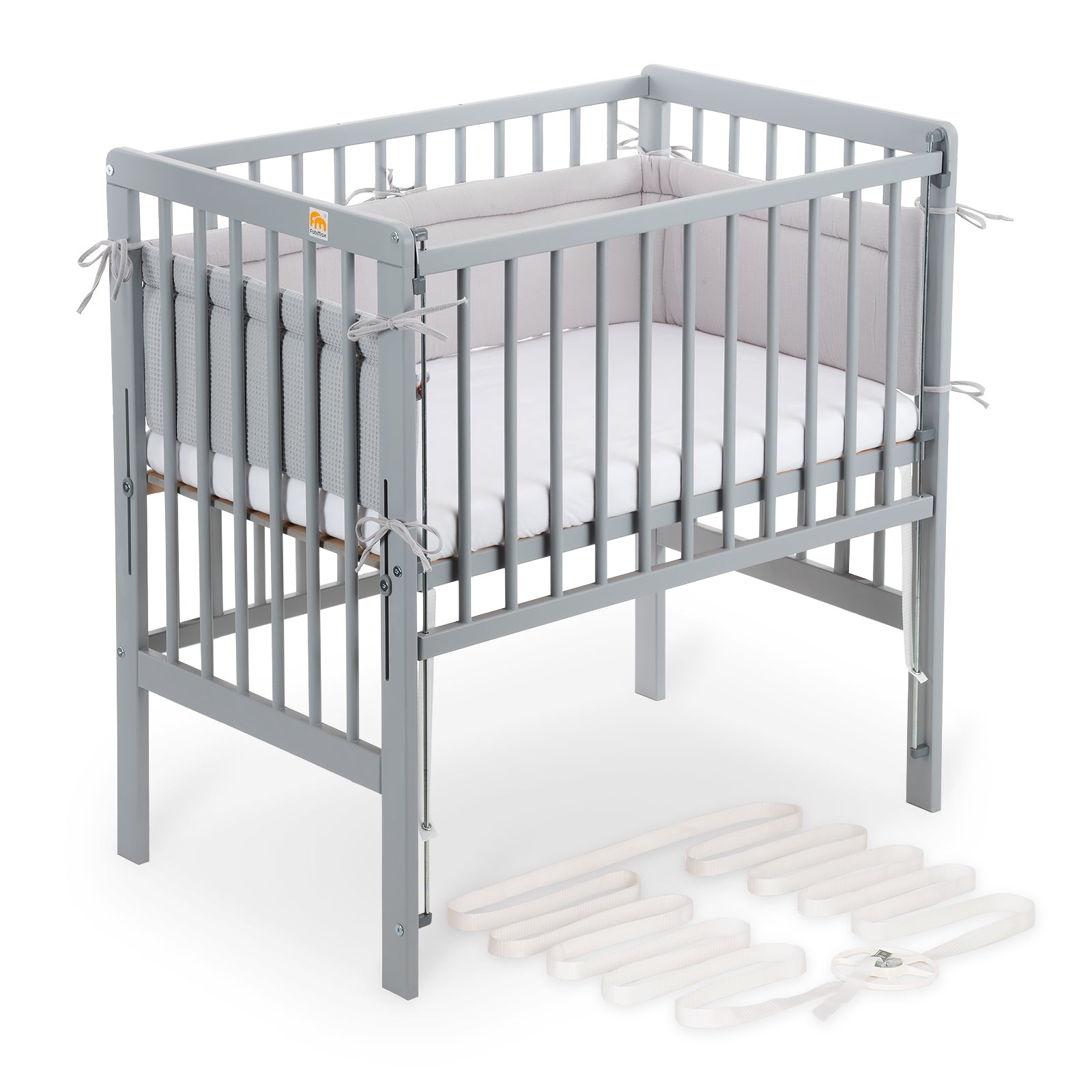 Beistellbett Boxspring Flex 26 grau