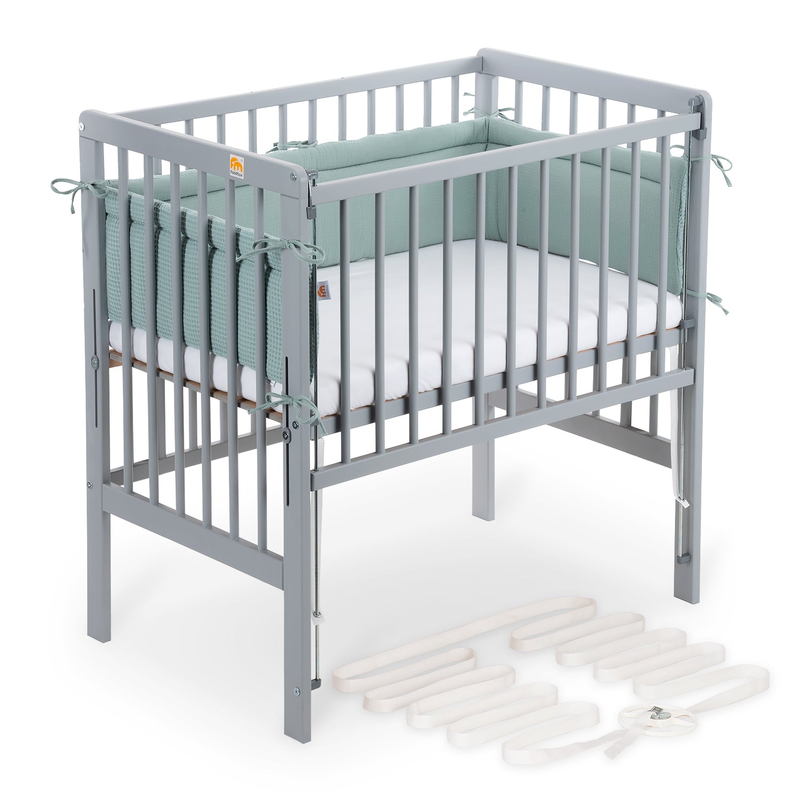 Beistellbett Boxspring Flex 26 grau