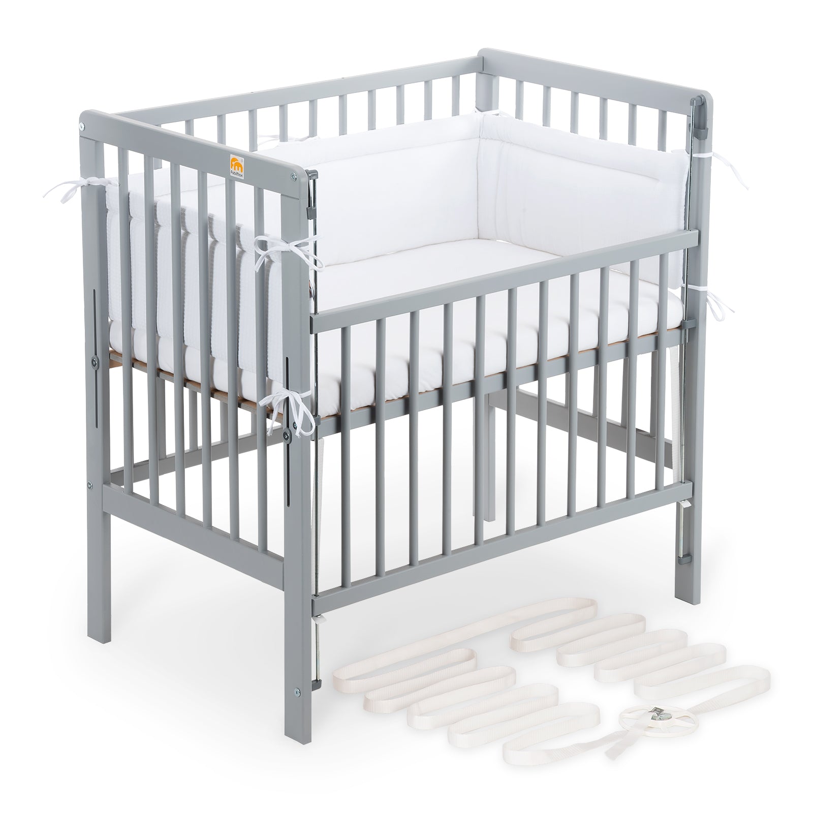 Beistellbett Boxspring Flex 26 grau