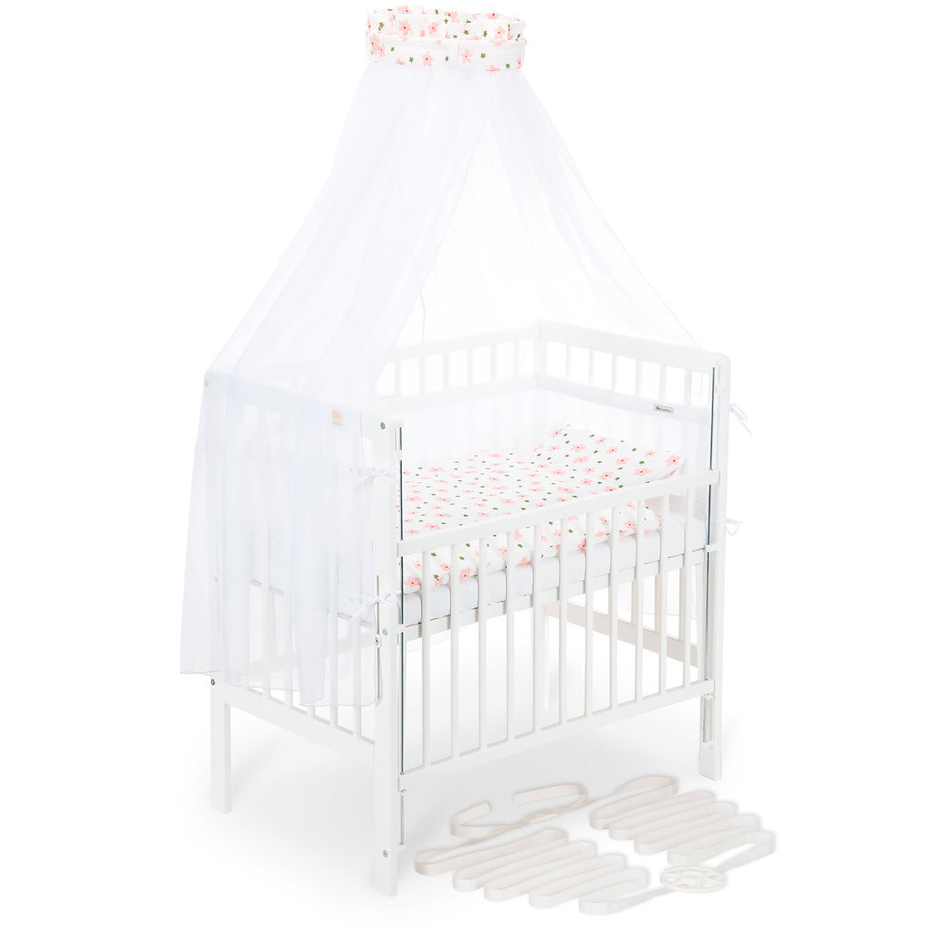 Co-sleeper Boxspring Flex 26 White Complete Set Blanket/Pillow