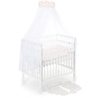 Co-sleeper Boxspring Flex 26 White Complete Set Blanket/Pillow